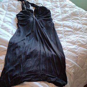 Elegant Black Backless Dress
